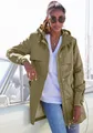 French Connection Outdoorjacke Saumschlitz mit Druckknöpfen auf der Rückseite