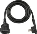 Brennenstuhl Verl.-Kabel 3m H05VV-F3G1,5 sw. mit Flachstecker