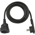 Brennenstuhl Verlängerungskabel Schuko Flachstecker, schwarz - 3m