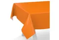 ANRO Tischdecke abwaschbar Wachstuch-Tischdecke Gartentischdecke (Einzelstück 1-tlg), wasserabweisend Einfarbig Orange Breite 140cm