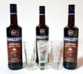 3 Flaschen Ramazzotti Espresso 25% Vol. 0,7 l + 3 Ramazzotti Gläser gratis
