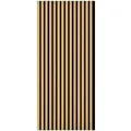 FN Acustico Akustikplatte PET u. MDF Furniert 572,5 x 19 x 1195 mm Eiche Natur