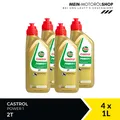 Castrol Power 1 2T Motorradöl API TC ISO L-EGD JASO FD 4x1 Liter = 4 Liter