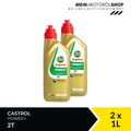 Castrol Power 1 2T Motorradöl API TC ISO L-EGD JASO FD 2x1 Liter = 2 Liter