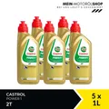 Castrol Power 1 2T Motorradöl API TC ISO L-EGD JASO FD 5x1 Liter = 5 Liter