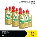 Castrol Power 1 2T Motorradöl API TC ISO L-EGD JASO FD 9x1 Liter = 9 Liter