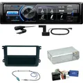 JVC KD-X561DBT DAB+ Bluetooth USB Einbauset für Golf 5 6 Passat 3C CC B7 Touran