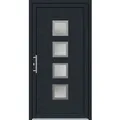 Panto Kunststoff-Haustür K025 Weiß-Anthrazit 110 cm x 210 cm DIN L