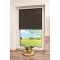Seitenzugrollo Thermo Klemmfix-Rollo, K-HOME, verdunkelnd, ohne Bohren, Klemmfix, 1 Stück schwarz 90 cm x 200 cm