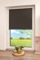 K-Home Seitenzugrollo "Thermo Klemmfix-Rollo" Gr. 29, schwarz, 200cm, 90cm
