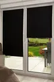 K-Home Thermorollo Verdunklungsrollo ohne Bohren Schwarz B90 x H200 cm