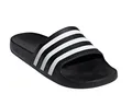 adidas Badeschuhe Adilette Aqua 3-Streifen (Cloudfoam Fußbett, vorgeformter EVA-Riemen) schwarz/weiss - 1 Paar, Größe Euro (US): 38 (5)