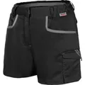 Würth MODYF Arbeitsshorts Stretch X Damen kurze Arbeitshose für warme Arbeitstage Bequeme Arbeitsshorts für Damen schwarz 36