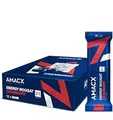 AMACX Energieriegel Nougat-Fruchtriegel – Healthy Snacks für Ausdauersportler – Energy 12er Pack – Fitness Riegel mit Glukose und Fruktose – Power Bar mit 32g Kohlenhydrate – Cranberry