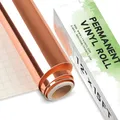 Rosegold Vinylfolie Plotterfolie Selbstklebend für Cricut