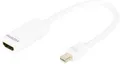 Digitus DB-340404-001-W HDMI / Mini-DisplayPort Adapter [1x Mini-DisplayPort Stecker - 1x HDMI-Buchs