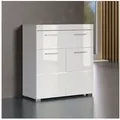 INOSIGN Unterschrank Avena Badezimmerschrank mit 1 großen Schubkasten und 2 Türen - 73/31/79 cm weiß