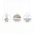 BARIDECOR Wandpaneel wasserfeste Wandfliese selbstklebend, BxL: 61,00x31,00 cm, 0,18 qm, (Packung mit 1,62 qm, Versandkostenfreie Lieferung) 9 Fliesen/Karton, inkl. Klebestreifen, wasserresistent, Blanco