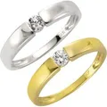 Fascination by Ellen K. Ring Gold 375 mit Zirkonia weiß