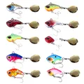 Spinner Angeln Angelköder Set, 10 Stück Angelköder Jig Spinner Kunstköder, Forellenköder Spoons Forelle Spinnerbait Bleikopfspinner für Barsch Hecht Zander Wels Döbel