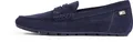 Tommy Hilfiger Damen Driver Schuh Flag Soft Suede Loafer Elegant, Blau (Space Blue), 37