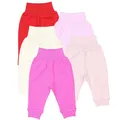 TupTam Pumphose Baby 5er Pack Unisex - Bequeme Baby Hose für Jungen und Mädchen aus Oeko-Tex Baumwolle, Farbe: Mädchen Rot Pink Rosa Beige, Größe: 92