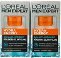2x Loreal Men Expert Hydra Energy Kühlendes Gel Anti Glanz 24h (2x50ml)
