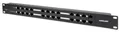 Intellinet 12-Port Passives PoE-Patchpanel / Midspanlösung, Patchpanel 720342