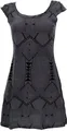 Guru-Shop Midikleid Ethno Minikleid, Goakleid mit Ärmelchen und.. alternative Bekleidung