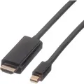 ROLINE 11045797 - Mini DisplayPort 1.2 auf HDMI A Stecker, 4K 60Hz, 3,0 m