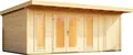 LASITA MAJA Gartenhaus SICILY, BxT: 595x440 cm, (Set, inkl. Fussbodenbretter zum verlegen)