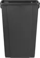 Jantex Slim Mülleimer Schwarz 80Ltr
