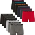 Herren 12erpack Herrenboxerhipster Fitted Boxer Hipsters, Dunkel Sortiert, M EU