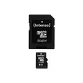 Intenso - Flash-Speicherkarte ( microSDHC/SD-Adapter inbegriffen ) - 8 GB - Class 10 - microSDHC