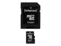 Intenso Class 10 - Flash-Speicherkarte (microSDHC/SD-Adapter inbegriffen)