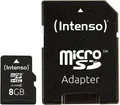 Intenso High Performance microSDHC-Karte 8 GB Class 10 inkl. SD-Adapter