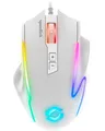 Speedlink DECUS NX - RGB Gaming Maus mit Kabel, bis 12800dpi, Programmierbar, Dauerfeuer Taste, USB kabelgebunden ummantelt, 1000Hz Pollingrate, weiß
