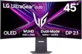 LG Ultragear™ 45GX950A-B.AEU (45 Zoll) 21:9 Curved 800R 5K2K OLED Gaming-Monitor, 165Hz/330Hz, AMD FreeSync™ Premium Pro, DisplayHDR™ True Black 400, 2X HDMI 2.1, Schwarz