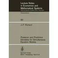Posterior and Predictive Densities for Simultaneous Equation Models Lecture Notes in Economics and Mathematical Systems 90