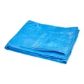 Garronda Abdeckplane wasserdicht mit Ösen 3x4 m 60 g/m² leichte Gewebeplane flexibel abwaschbar PP Tarpaulin für Garten & Staubschutz GD-0162 Blau