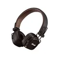 Marshall Major IV On Ear Bluetooth Kopfhörer, Kabelloser Ohrhörer, Faltbar, 80 Stunden kabellose Akkukapazität - Braun