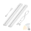 LED Unterbauleuchte LIWO 58cm schwenkbar je 958lm warmweiß/weiß 2er Set