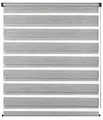 Gardinia Doppelrollo de Luxe grau-Melange 160 x 180