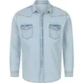 Rock Creek Jeanshemd Hellblau