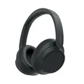 WH-CH720 Ohraufliegender Bluetooth Kopfhörer kabelgebunden&kabellos USB Typ-C (Schwarz)