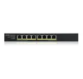 Zyxel ZYXEL 8-port GbE PoE+, 60 Watt 802.3at, Smart Switch, NebulaFlex, desk Netzwerk-Switch