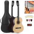 Classic Cantabile Acoustic Series AS-851-L Klassikgitarre 7/8 für Linkshänder Starter-SET