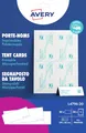 Avery L4796-20 Bedruckbare Tischkarten, 20 Blatt