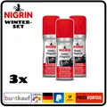 3x NIGRIN Gummi-Pflegestift für Türen Schiebedach Kofferraum 75 ml (3 Stück)