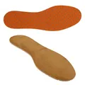 Bama Comfort Universal Thin Fit, Schuh-Einlegesohlen mit Memory Foam, extradünne Sohle, Unisex, Braun/Orange, Größe: 46